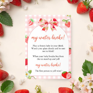 Invitation Someone Berry Sweet Baby Shower Ma poche d'eau s