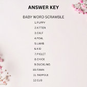 Invitation Someone Berry Sweet Baby Shower | Nommer l'animal 