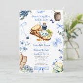 Invitation Something Bleu Planches de Charcuterie & Rubans de (Debout devant)