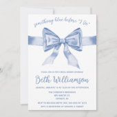 Invitation Something Blue avant de le faire !  Mariage modern (Devant)