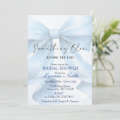 Invitation Something Blue avant mon Shower de Mariage (Debout devant)