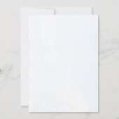 Invitation Something Blue avant mon Shower de Mariage (Dos)