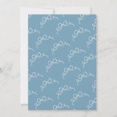 Invitation Something Blue Baby Shower de Mariage (Dos)