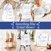 Invitation Something Blue Before I Do Baby Shower