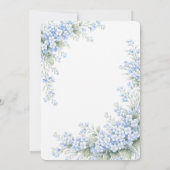 Invitation Something Blue Before I Do Baby Shower de Mariage (Dos)