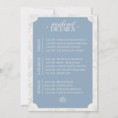 Invitation Something Blue Before I Do Bachelorette Itinerary  (Dos)