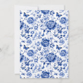 Invitation Something Blue Before I Do Floral Bridal Shower (Dos)