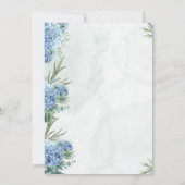 Invitation Something Blue Before I Do Hydrangea (Dos)