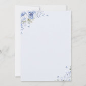 Invitation Something Blue Bow Coffee Bridal Shower (Dos)