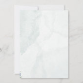 Invitation Something Blue Bow Glitter Champagne Hydrangea (Dos)