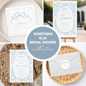 Invitation Something Blue Bridal Shower 