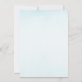 Invitation Something Blue Champagne Floral Bridal Shower (Dos)