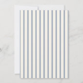 Invitation Something Blue Elegant Wedding Menu Card (Dos)