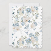 Invitation Something Blue Floral Before I Do Bridal Shower (Dos)