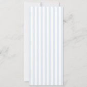 Invitation Something Blue Menu Bridal Shower Party Card  (Dos)