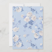 Invitation Something Blue Wildflower Bouquet Bridal Shower (Dos)