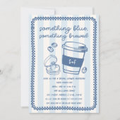 Invitation Something Brewed Coffee Enterrement de Vie de Jeun (Devant)