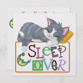 Invitation Sommeil - Fête de bois - SRF (Devant / Derrière)