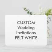 Invitation SOMMES BLANCHES 110 livres 7,5 po x 5,5 po Invitat (Debout devant)