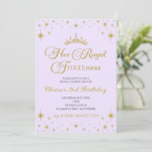 Invitation Son Altesse Troisness Princesse d'Or 3e Anniversai (Debout devant)