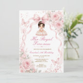 Invitation Son Anniversaire de Princesse Rose Royale Five-Nes (Debout devant)