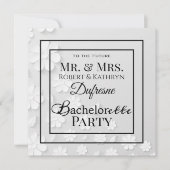 Invitation Son Bachelor & Hers Bachelor / Bachelorette (Devant)