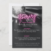 Invitation Son Dernier week-end de Bachelorette Disco (Dos)