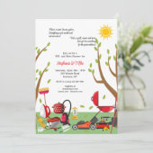 Invitation Son et son Wedding shower (Debout devant)
