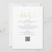 Invitation Son Froid À L'Extérieur Tout En Un Baby shower De (Dos)