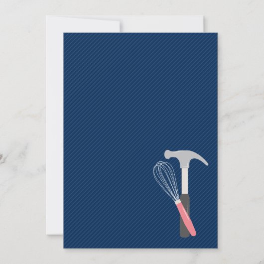 Invitation Son & Hers Handicap Mariage Couple Shower Invitati (Dos)