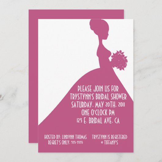 Invitation SON Invitation-BERRY (Devant / Derrière)