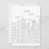 Invitation Son L'alarme Boys Firetruck Anniversaire (Dos)