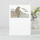 Invitation Son oeil est sur le Bruant (Debout devant)