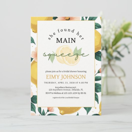 Invitation Son petit ami préféré (Debout devant)