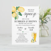 Invitation Son principal pressoir bulles & brasse la douche n (Debout devant)