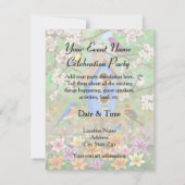 Invitation Songbirds Lily Garden Birdhouse (Dos)