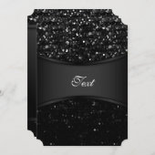 Invitation Sonnerie de cristal d'invitation (Devant / Derrière)