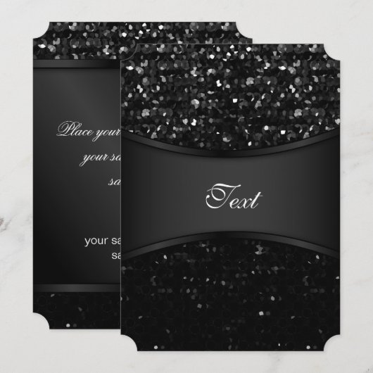 Invitation Sonnerie de cristal d'invitation (Devant / Derrière)