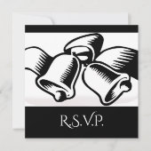 Invitation Sonnerie de mariage RSVP (Devant)