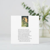 Invitation Sonnet de Shakespeare # 18 (Debout devant)