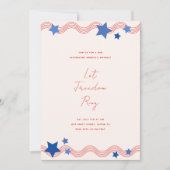 Invitation Sonnez la Liberté Fête du 14 juillet (Devant)