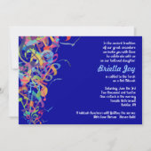 Invitation SONS DE L'Invitation TORAH Bat Bar Mitzvah (Devant)