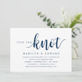 Invitation Sont mariés, Elopement de mariage moderne après la (Debout devant)