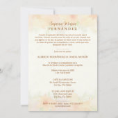 Invitation Sophisticated Floral Garland Spanish Photo Mis XV (Dos)