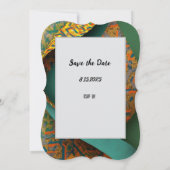 Invitation Sophisticated Luxury African Asian Caribbean (Dos)