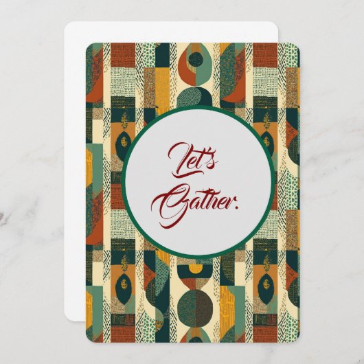 Invitation Sophisticated Soulful (Devant / Derrière)