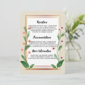 Invitation Sophistiqué classique et élégant (Debout devant)