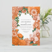 Invitation Sorbet Peach, Canteloupe Blush & Apricot Glow (Debout devant)