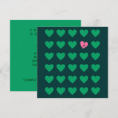 Invitation sorcellaire de l'amour (Devant / Derrière)