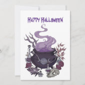 Invitation Sorcellerie de Halloween  (Devant)